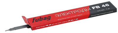 FUBAG Электрод сварочный с рутилово-целлюлозным покрытием FB 46 D3.0 мм (пачка 0.9 кг)